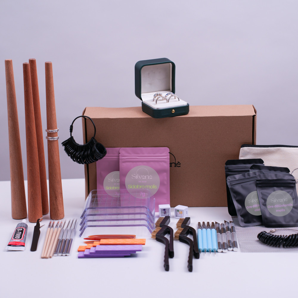 Rinkinys keturiems, 4 × 7 g sidabro molio