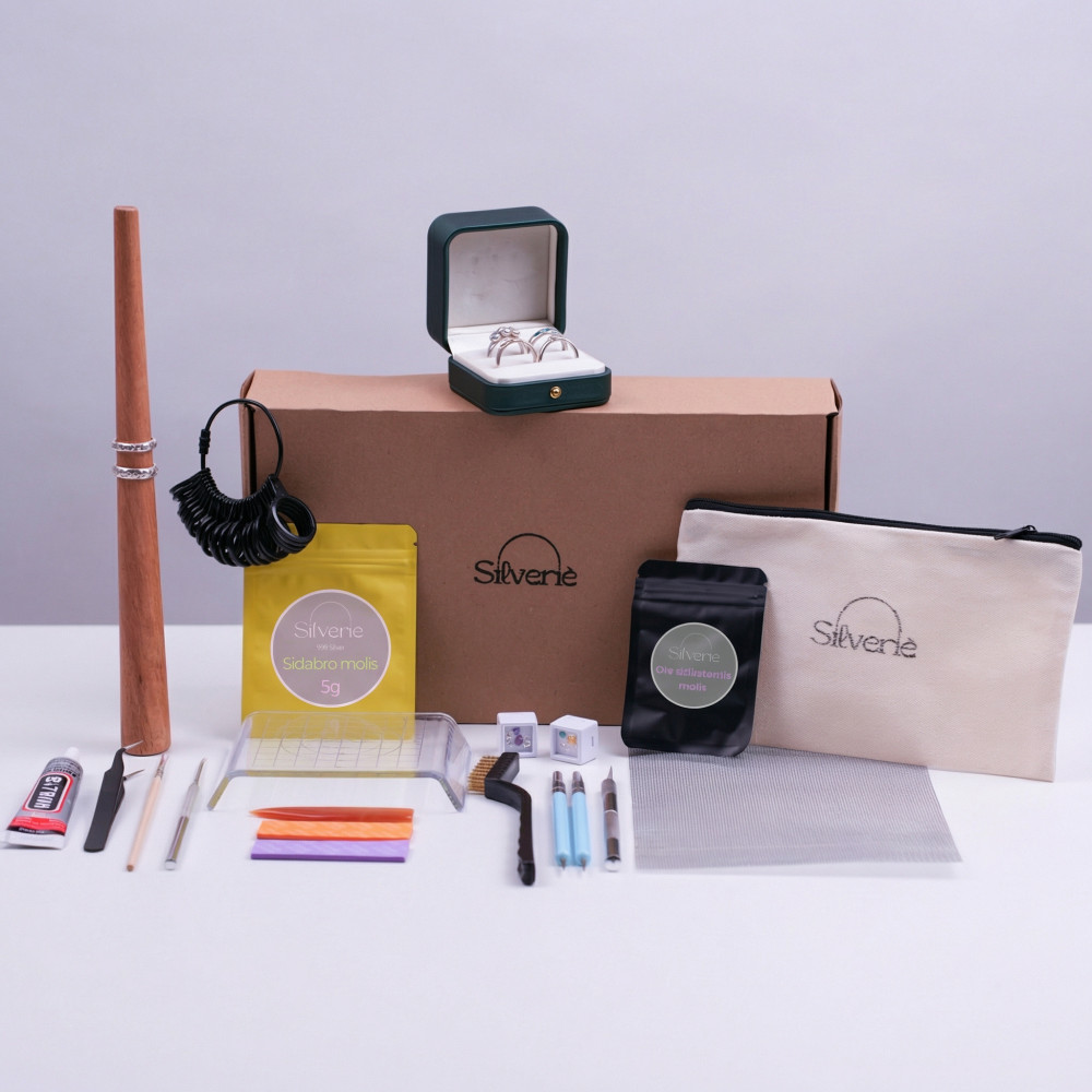 Rinkinys vienam, 5g sidabro molio