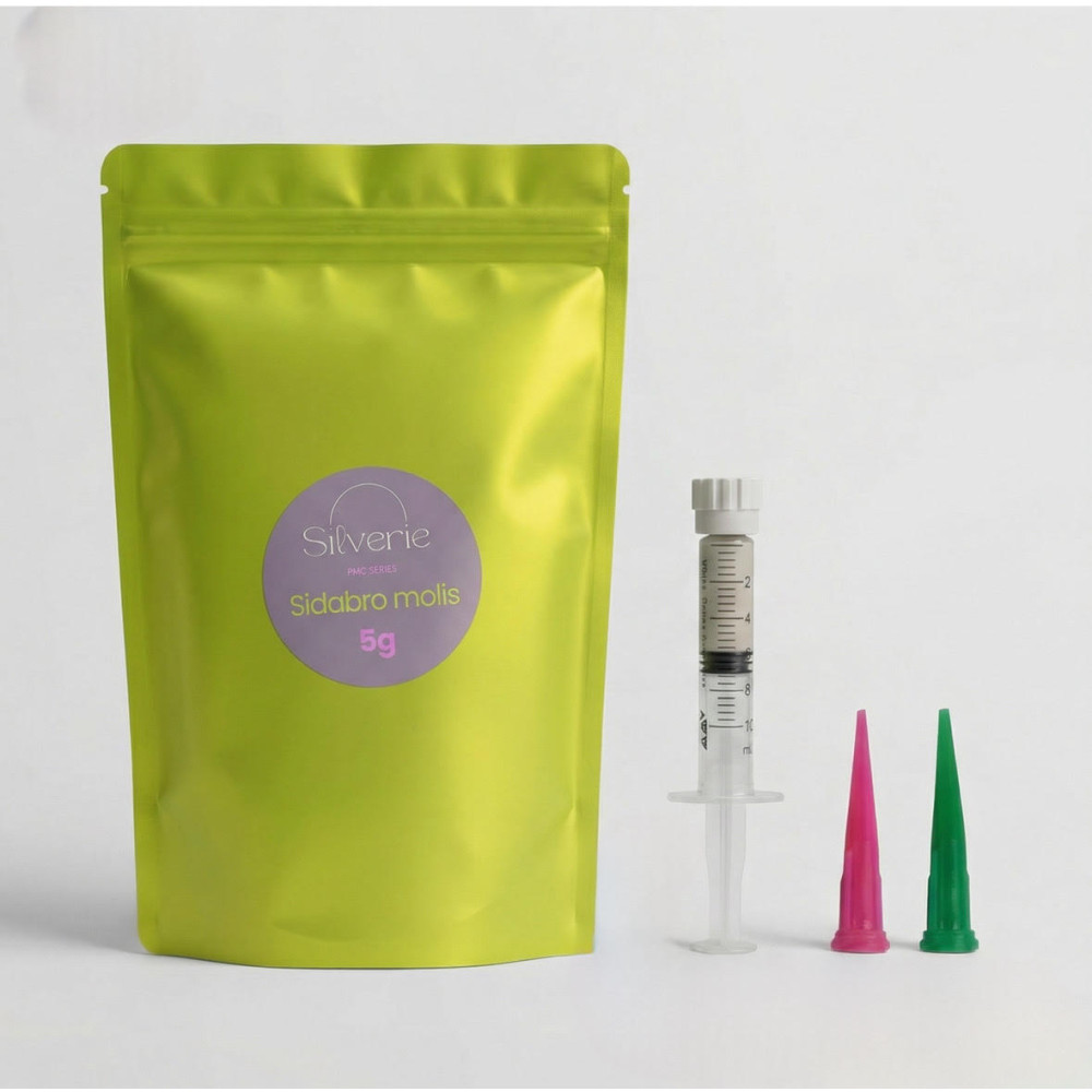 Sidabro molis švirkšte, 5 g