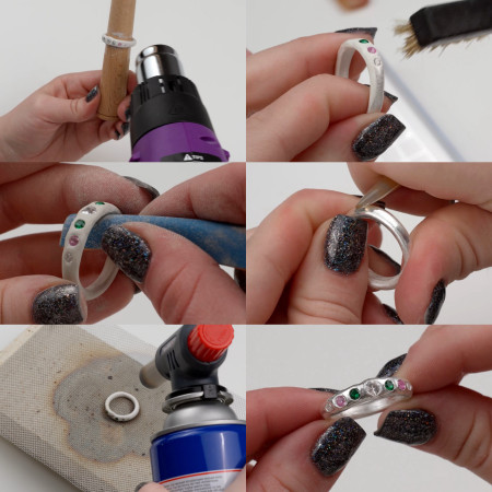 Rinkinys vienam, 7g sidabro molio