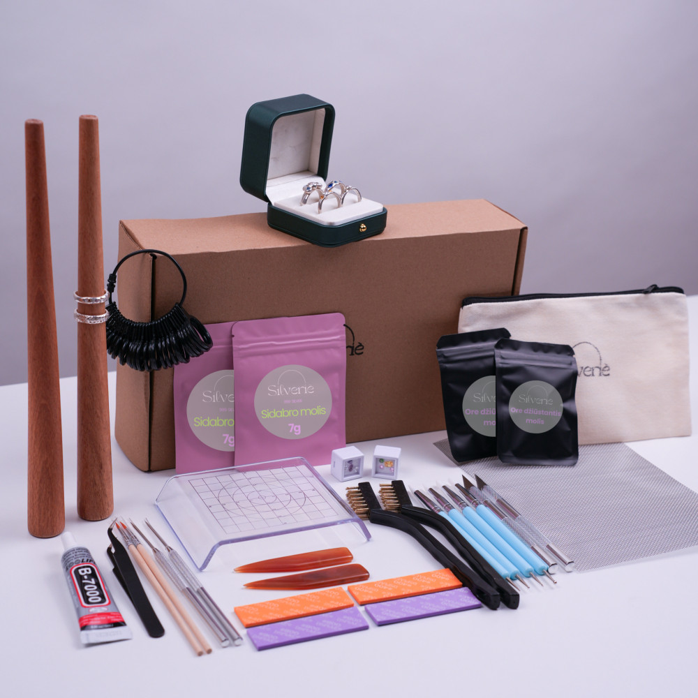 Rinkinys dviems, 14g sidabro molio